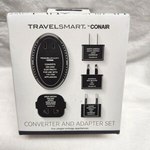 Travel Smart by Conair Converter Adapter Set